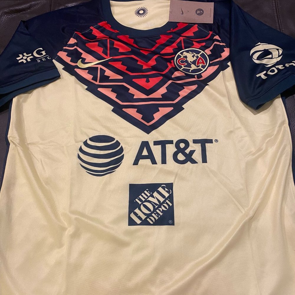 Liga MEXICO CLUB AMERICA Men's JERSEY Sz M,L,XL,2XL New by Nike